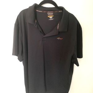 Greg Norman black polo